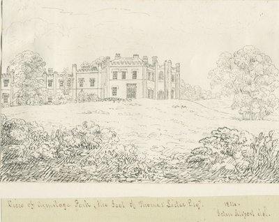 Armitage Park: pen drawing, 1814dani af John Allport