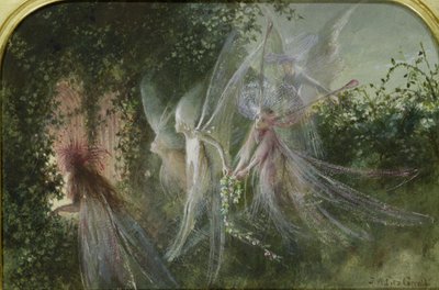Fairies at a Window, ca. 1864 (wc og gouache) af John Anster Fitzgerald