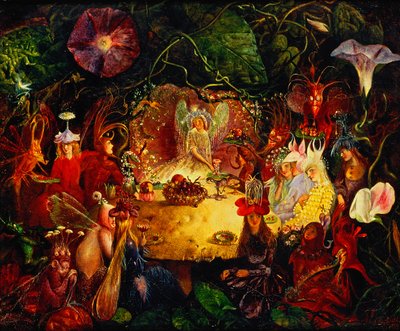 Feernes banket, 1859 af John Anster Fitzgerald