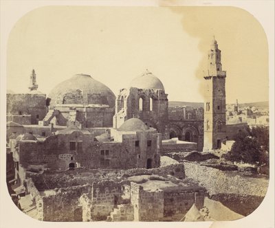 Den Hellige Gravs Kuppel, Jerusalem, 1860