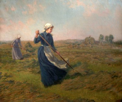 Pige Høslæt af John Arthur Black