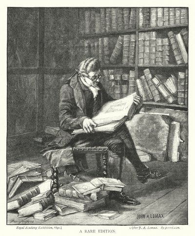 En sjælden udgave (gravering) af John Arthur Lomax