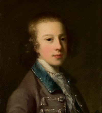 Portræt af George Byng, 4. Viscount Torrington (1740-1812) som dreng, ca. 1750-87 (olie på lærred) af John Astley