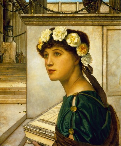 En Vestal af John Atkinson Grimshaw