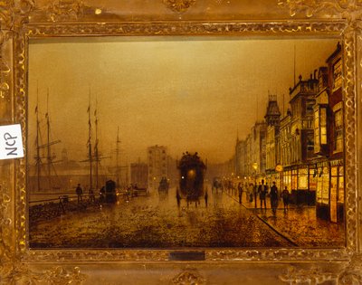 Glasgow Docks, 1892 af John Atkinson Grimshaw