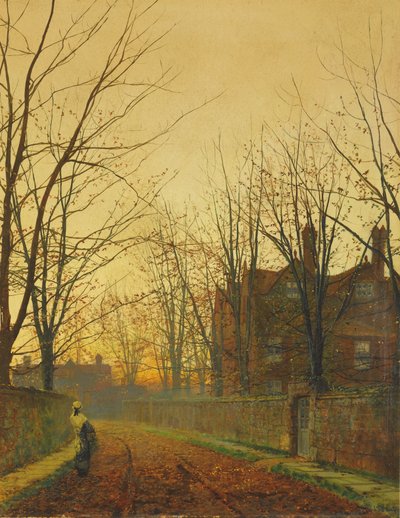 Sidst i oktober af John Atkinson Grimshaw