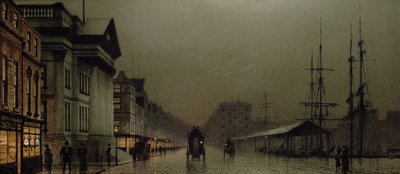 Liverpool, 1893 af John Atkinson Grimshaw