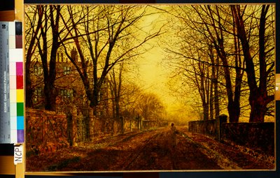 Nocturne i guld, 1872 af John Atkinson Grimshaw