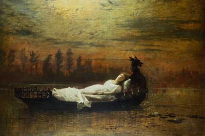 Lady of Shalott af John Atkinson Grimshaw