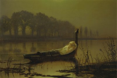 "The Lady of Shalott" af John Atkinson Grimshaw
