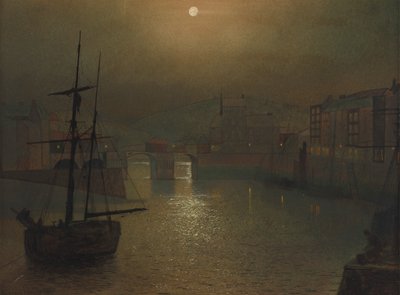 Whitby af John Atkinson Grimshaw