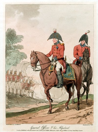 Generalofficer og hans Adjudant af John Augustus (after) Atkinson