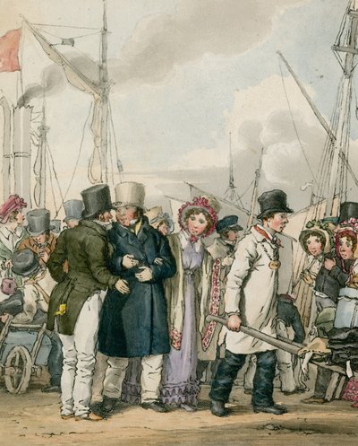 Ankommer til Margate af John Augustus Atkinson