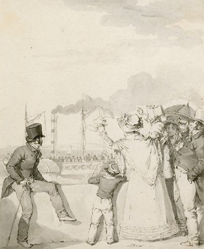 Forlader Margate af John Augustus Atkinson