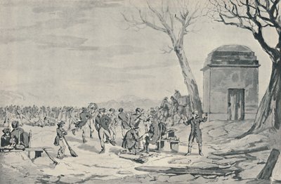 Skøjteløb i Hyde Park, 1807, 1920 af John Augustus Atkinson