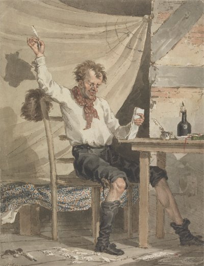 Digteren af John Augustus Atkinson