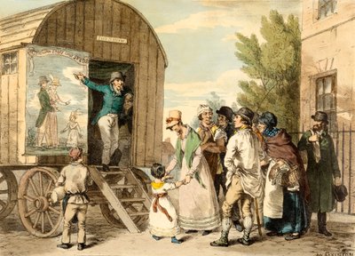 The Show, pub. c1821. af John Augustus Atkinson