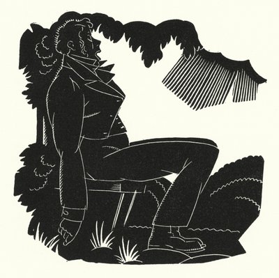 Illustration til Madame Bovary af Gustave Flaubert (litho) af John Austen