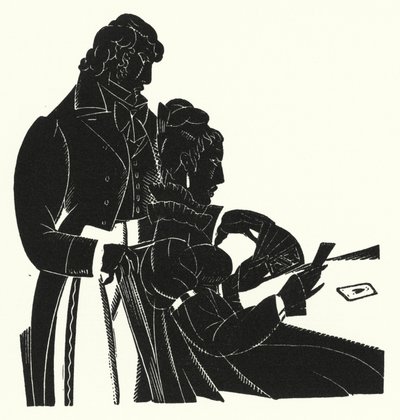Illustration til Madame Bovary af Gustave Flaubert (litho) af John Austen