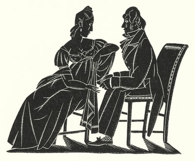 Illustration til Madame Bovary af Gustave Flaubert (litho) af John Austen