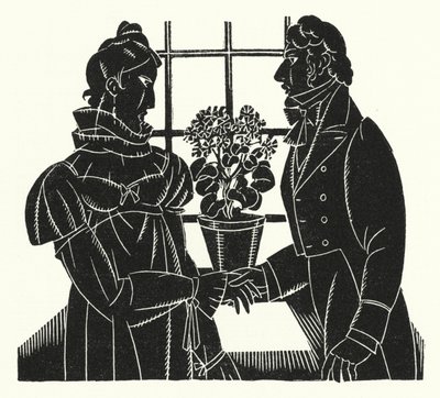 Illustration til Madame Bovary af Gustave Flaubert (litho) af John Austen