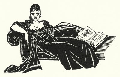 Illustration til Madame Bovary af Gustave Flaubert (litho) af John Austen
