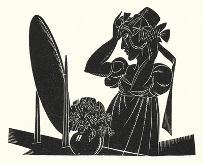 Illustration til Madame Bovary af Gustave Flaubert (litho) af John Austen