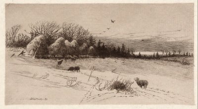 Får i sne af John Austin Sands Monks