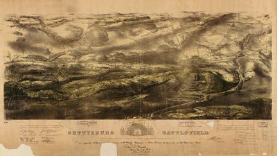 Gettysburgin taistelukenttä af John Bachelder