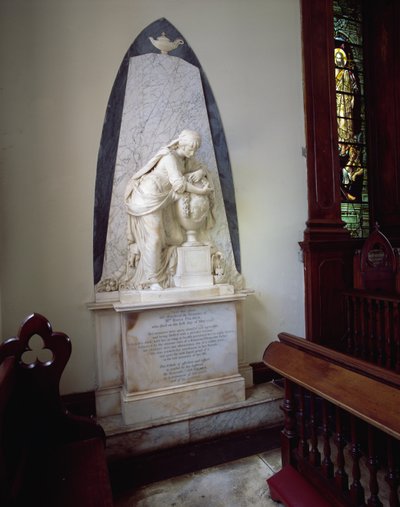 Monument til Rosa Palmer fra Rose Hall, 1790 (marmor) af John Bacon