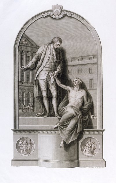 Monument for Sir Thomas Guy (1645-1724) på Guy