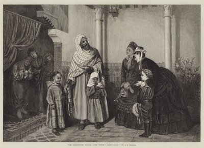 Præsentationen, engelske damer på besøg i et maurhus af John Bagnold Burgess