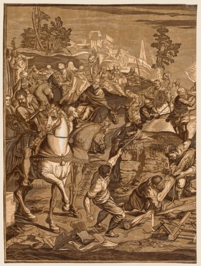 Korsfæstelse, 1741. af John Baptist Jackson