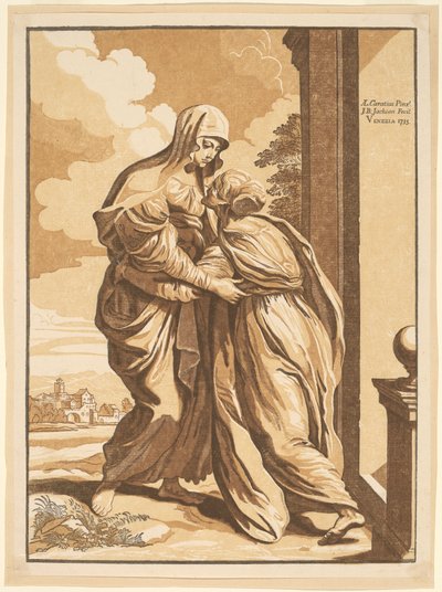 Besøget af John Baptist Jackson, after Annibale Carracci