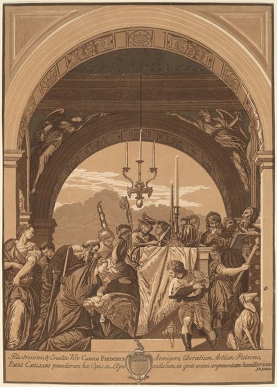 Præsentationen i templet af John Baptist Jackson, after Veronese