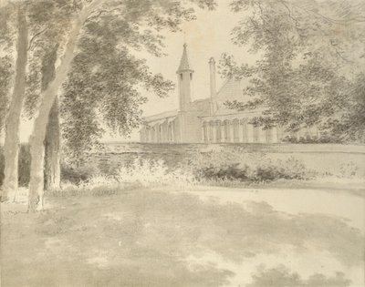 Balliol Chapel and Library from the Grove, 2. august 1783 af John Baptist Malchair