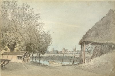 Ferry Hinksey, nær Oxford, 15. juni 1789 af John Baptist Malchair