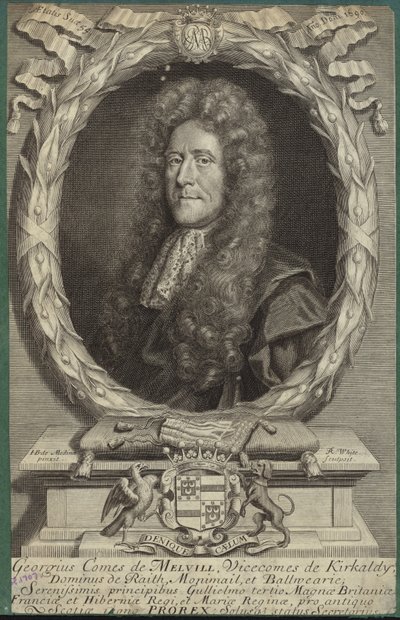 Portræt af George Melville, jarl af Melville af John Baptist de Medina