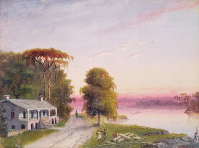 Mississippi River Plantation af John Barnard