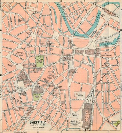 Sheffield, det 20. århundrede af John Bartholomew