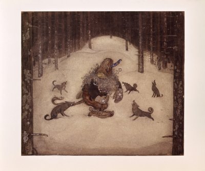 John Bauer, Trold og ulve af John Bauer