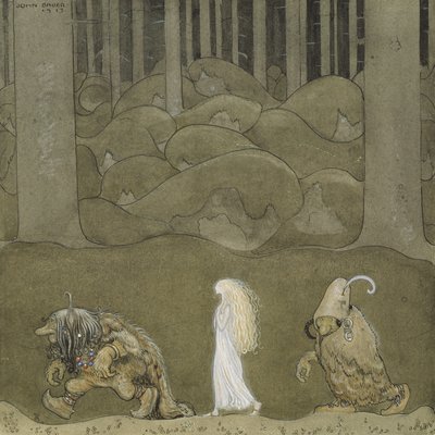 Prinsessen og troldene af John Bauer