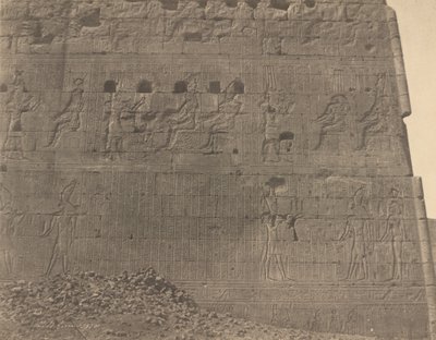 Edfu-skulpturer og inskriptioner på orientalsk ansigt af John Beasley Greene