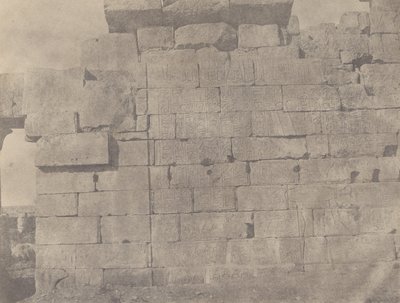 [Karnac, Hypostyle Hall, sydlige væg (udvendig) af John Beasley Greene