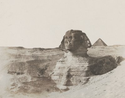 The Sphinx, ca. 1853 (saltet papirtryk fra vokset papirnegativ) af John Beasley Greene