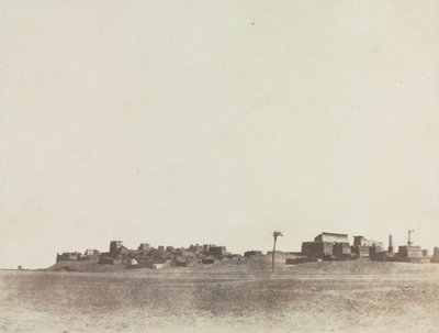 Udsigt over Luxor, 1854. af John Beasley Greene
