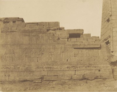 Karnak, Tempel syd for Hypostylehallen, Sydvæg (Udvendigt ansigt) af John Beasly Greene