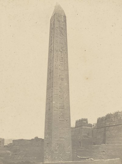 Louqsor, Obelisk, øst og syd sider af John Beasly Greene