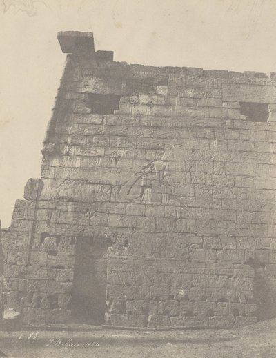 Louqsor, historiske skulpturer af pylonen (højre massiv) af John Beasly Greene