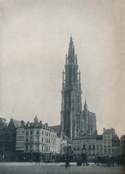 Vor Frue katedral, Antwerpen, Belgien, c1900 1914-1915 af John Benjamin Stone